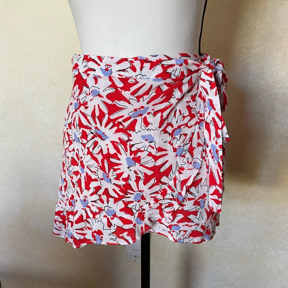 AQUA wrap skirt
